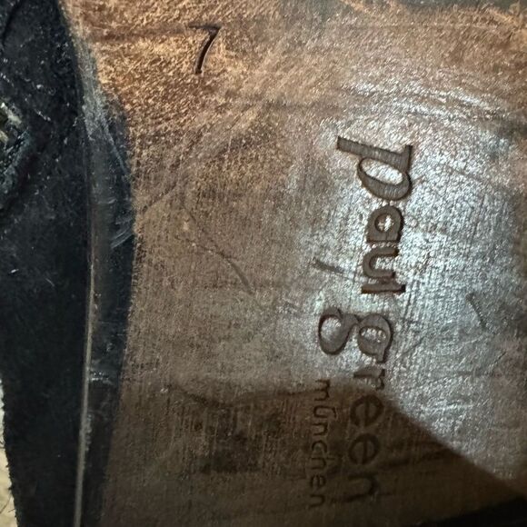 Paul Green Black Suede Jillian Ankle Booties - Picture 11 of 13